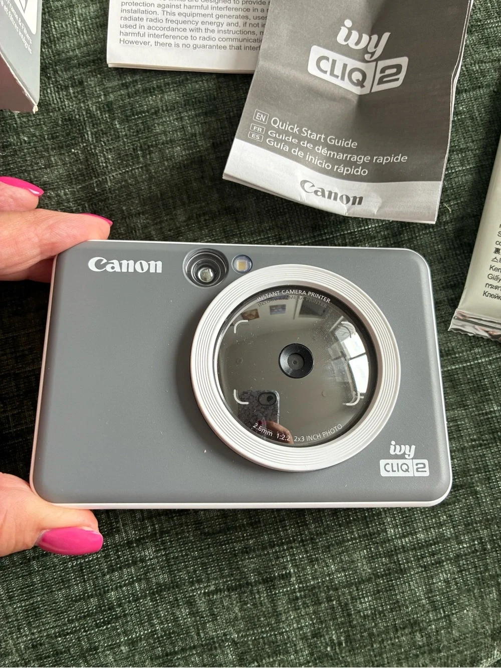 CANON IVY CLIQ + 2 INSTANT CAMERA PRINTER BRAND NEW IN BOX With All Components